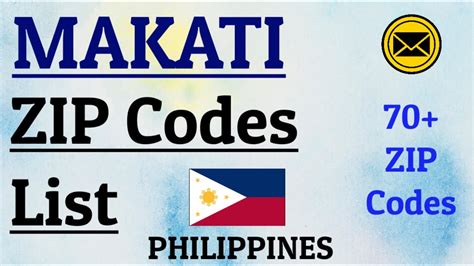 makati postal code philippines|Makati City Postal Code .